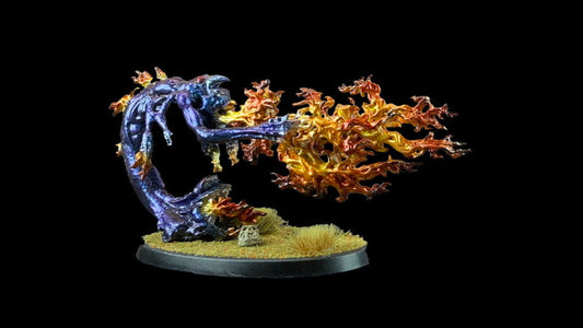 Exalted Flamer model with Turbo Dork flames