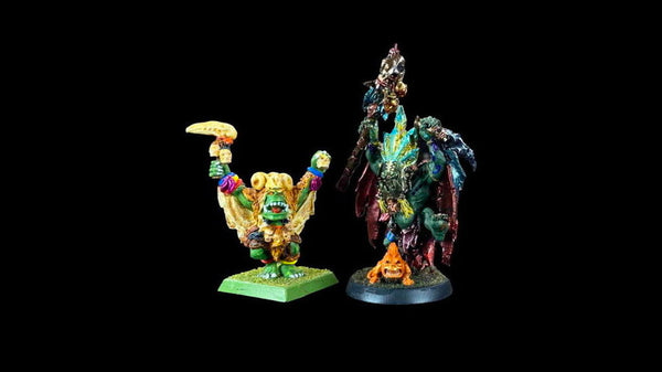 Savage Ork and Wurrgog Prophet figures