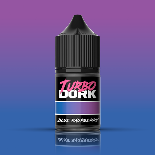 bottle of blue to purplish pink turboshift paint (Blue Raspberry)