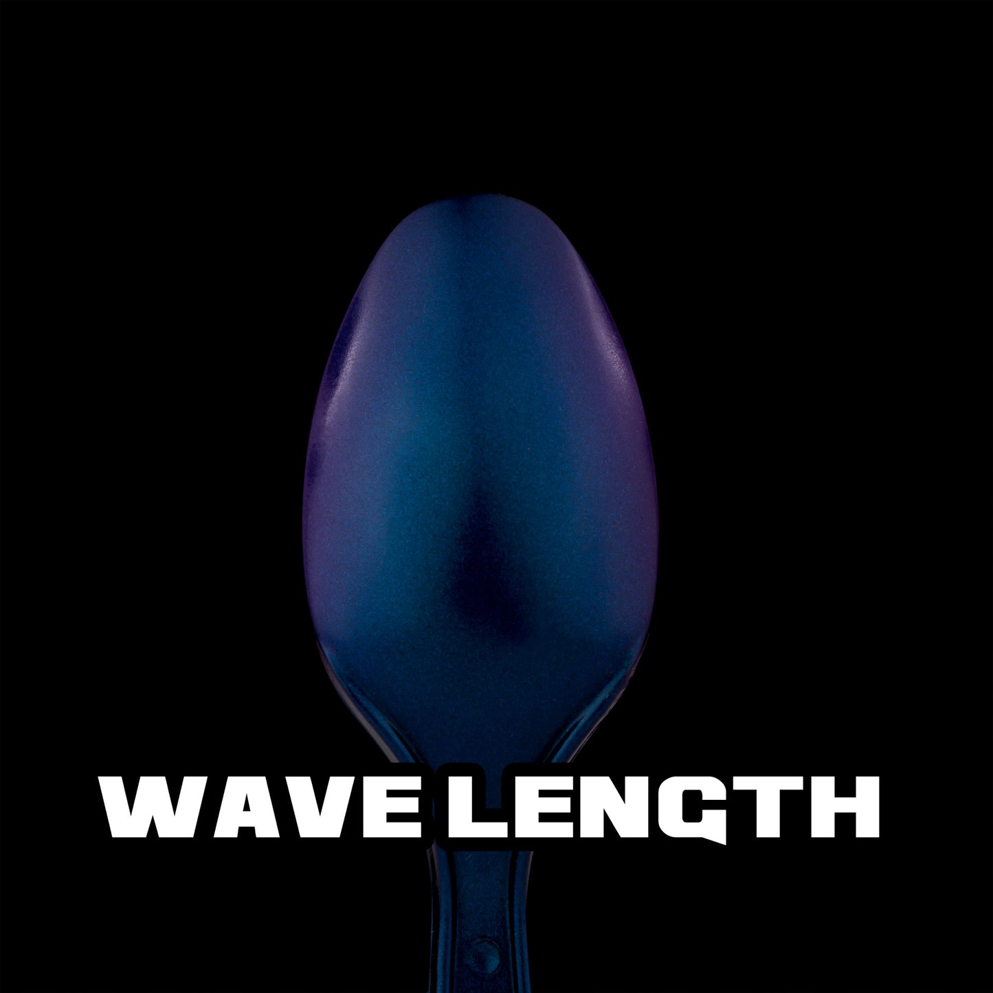 spoon with deep purple and blue turboshift paint (Wave Length)