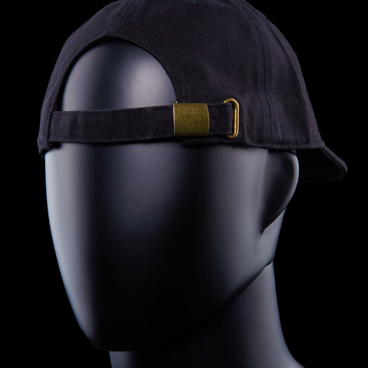 Turbo Dork logo black relax fit hat - back