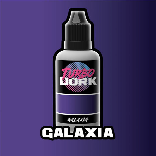 bottle of lavender, purple, and black turboshift paint (Galaxia)