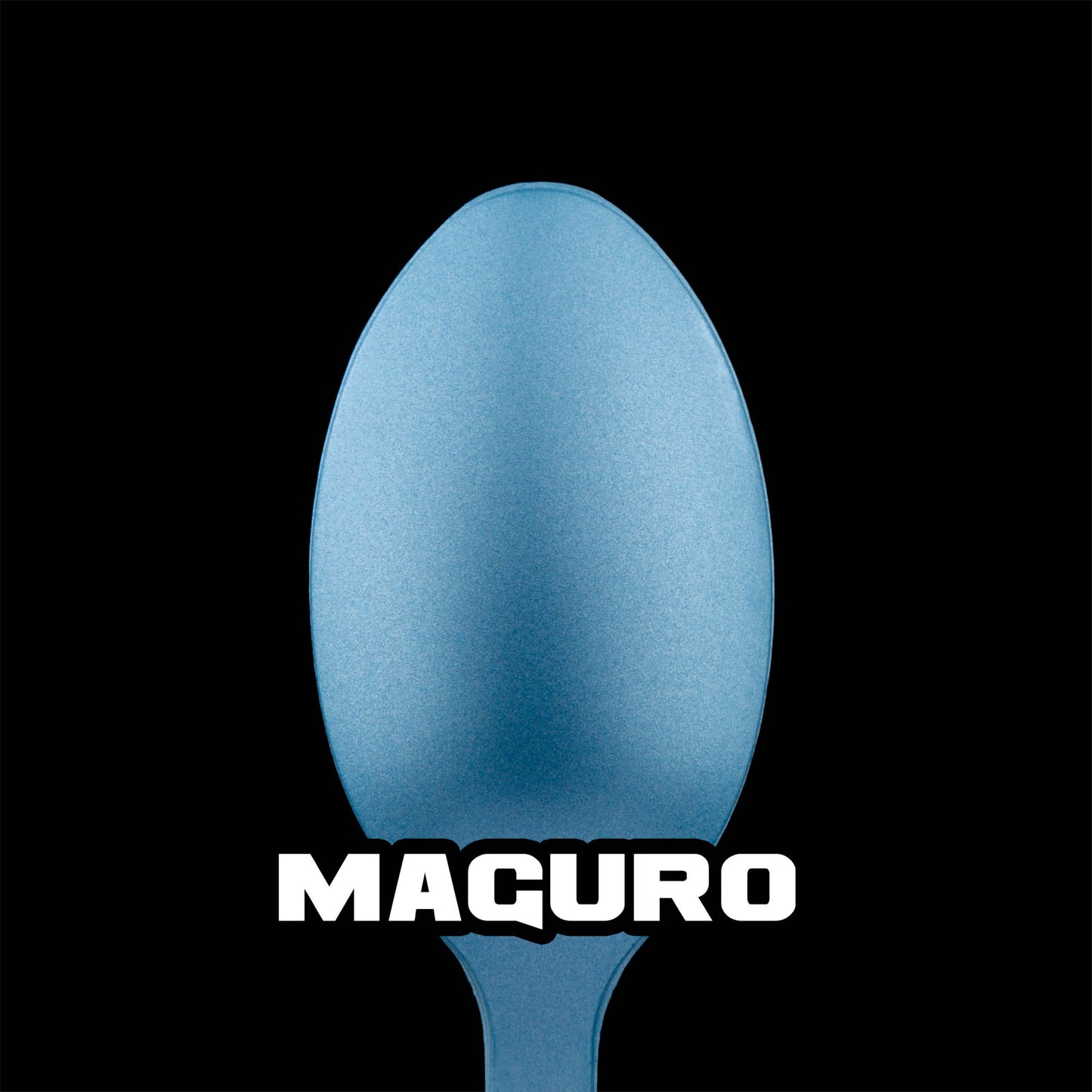 spoon with light blue metallic paint (Maguro)