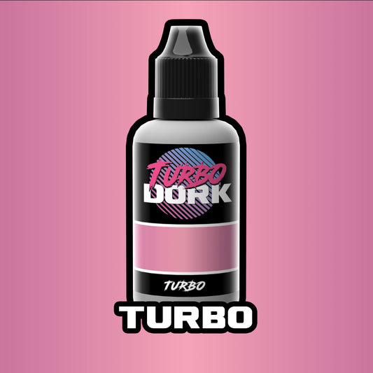 bottle of medium pink metallic paint (Turbo)