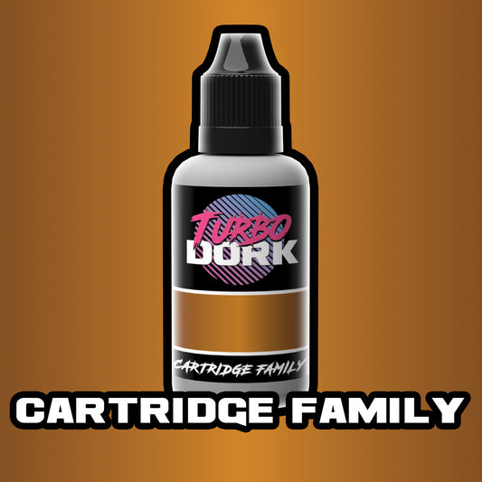 bottle of coppery metallic paint (Cartridge Family)