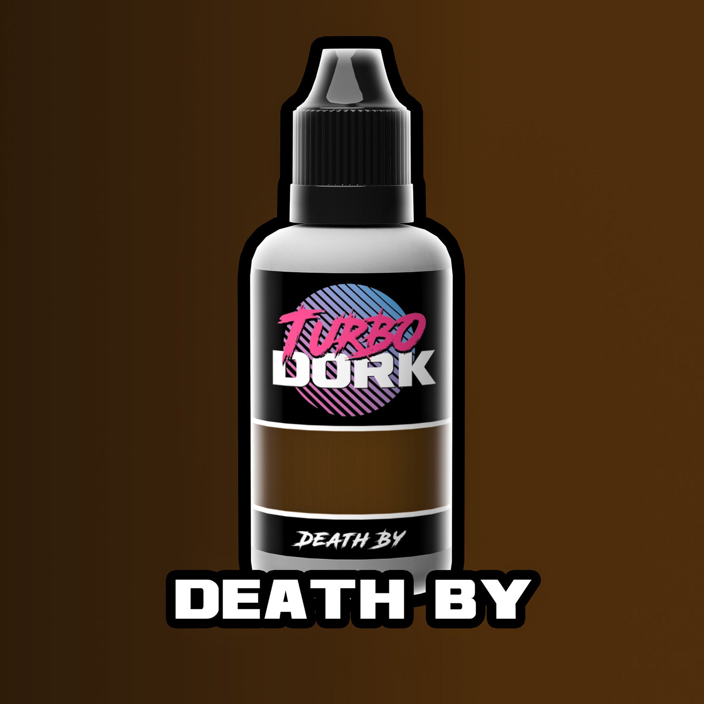 bottle of brown metallic paint (Death By)