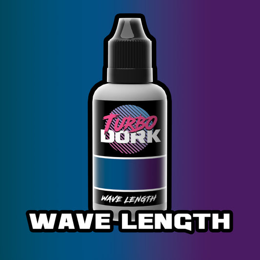 bottle of deep purple and blue turboshift paint (Wave Length)