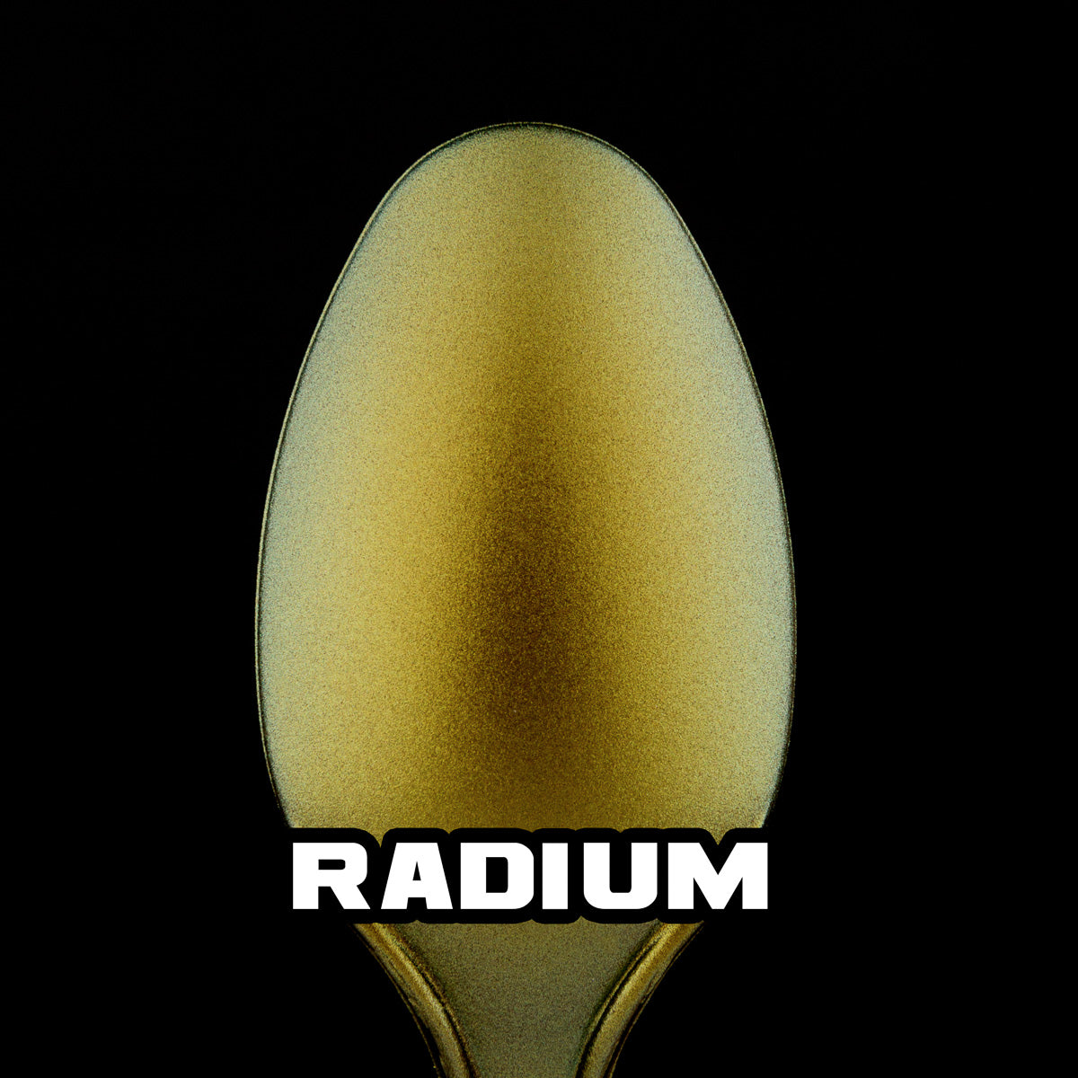 spoon with green and yellow turboshift paint (Radium)