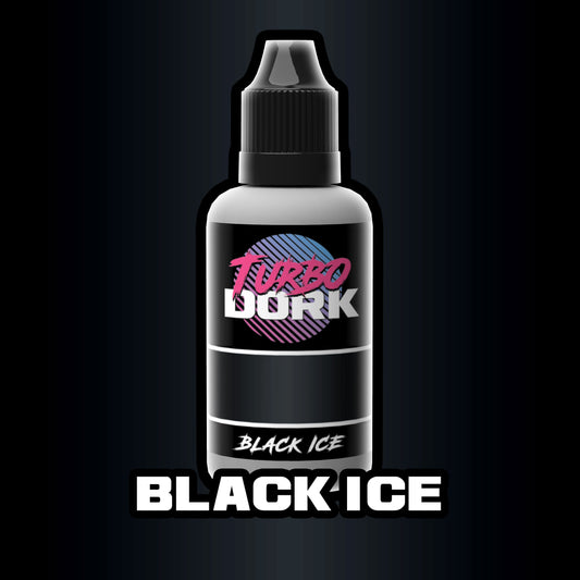 bottle of black metallic paint (Black Ice)