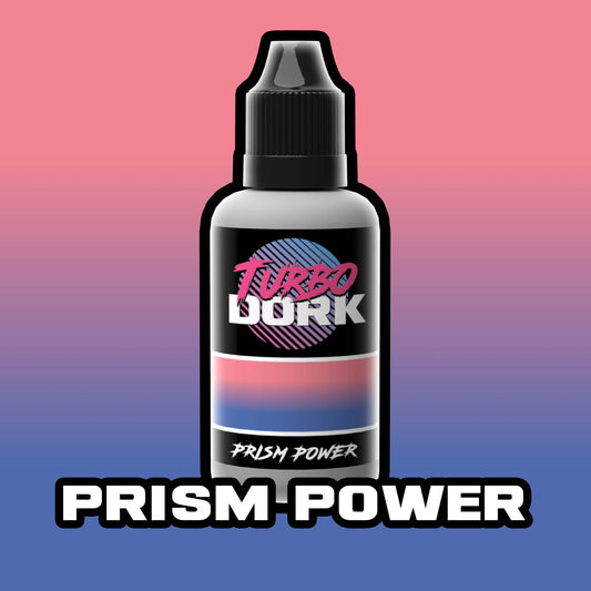 bottle of pink and blue zenishift paint (Prism Power)